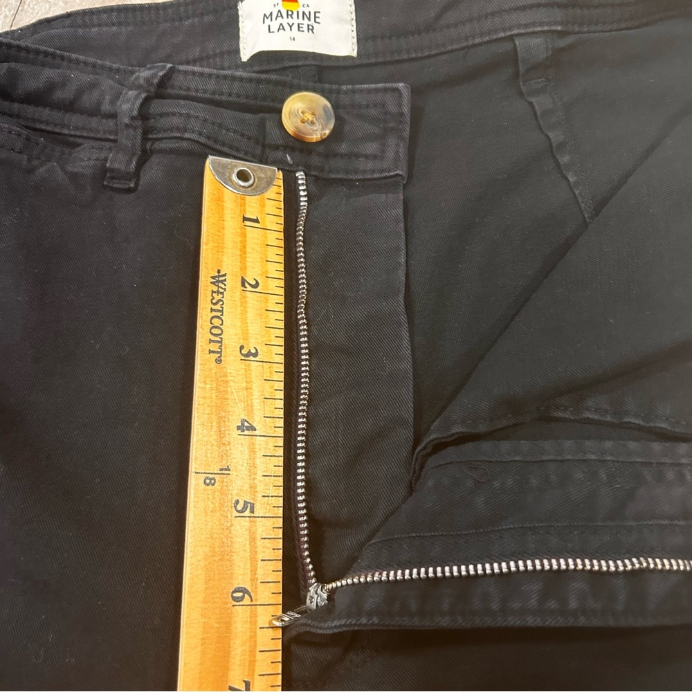 Marine layer pants womens sz 14 see pics runs small black baggy grunge wide leg - Picture 11 of 12
